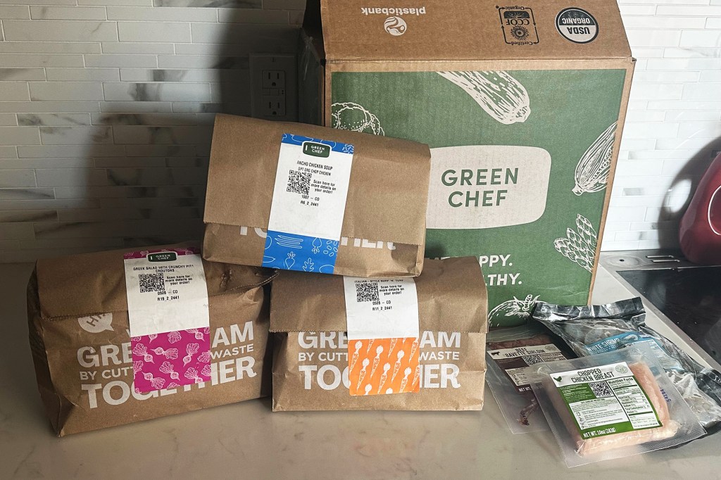 A box of snacks from Chef Green